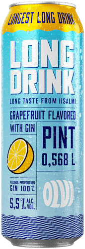 OLVI Long drink 西柚 5.5% 0.568升罐