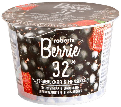 Roberts Berrie mustaherukka-mansikka 100 ml|Roberts Berrie 黑醋栗-草莓 100 ml