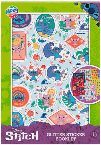 Stitch A5 闪粉贴纸书