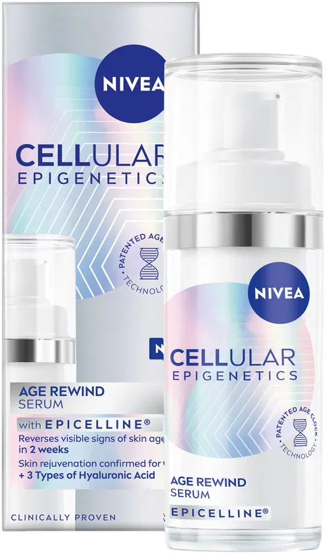 NIVEA 30毫升 细胞表观遗传学时光逆转精华面部精华|NIVEA 30ml Cellular Epigenetics Age Rewind Serum -kasvoseerumi