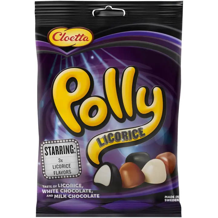 Cloetta Polly Licorice makeissekoitus 100g