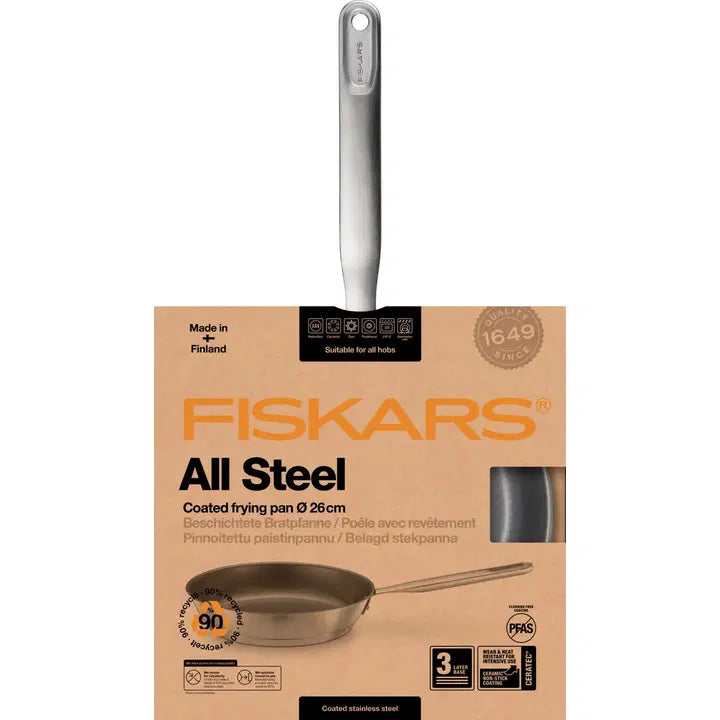 Fiskars 煎锅 全钢 26cm
