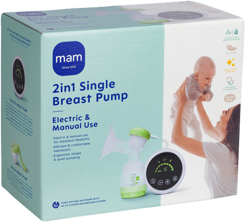 MAM 二合一单侧电动吸奶器|MAM 2in1 Single Sähkökäyttöinen rintapumppu