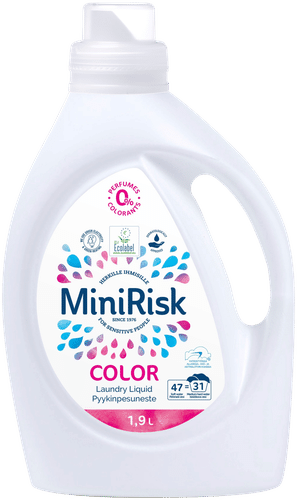 Mini Risk 彩色衣物洗衣液 1,9L