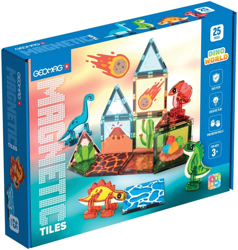 Geomag 磁性瓷砖恐龙世界|Geomag Magnetic Tiles Dino World