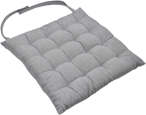 TEX HOME 坐垫 38 x 38 厘米 浅灰色牛仔布