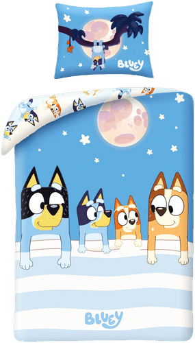 Bluey 儿童被套套装 Bluey 150x210+50x60厘米
