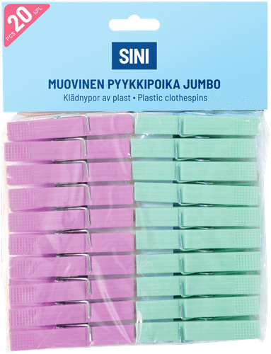 SINI 塑料晾衣夹 加大号 20kpl