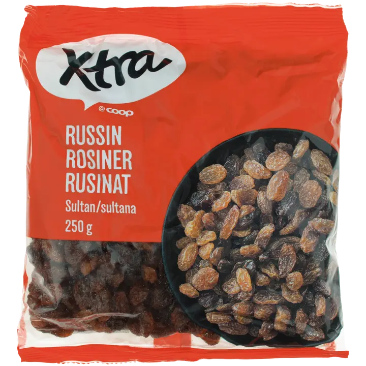 Xtra rusinat 250g-Xtra 葡萄干 250g