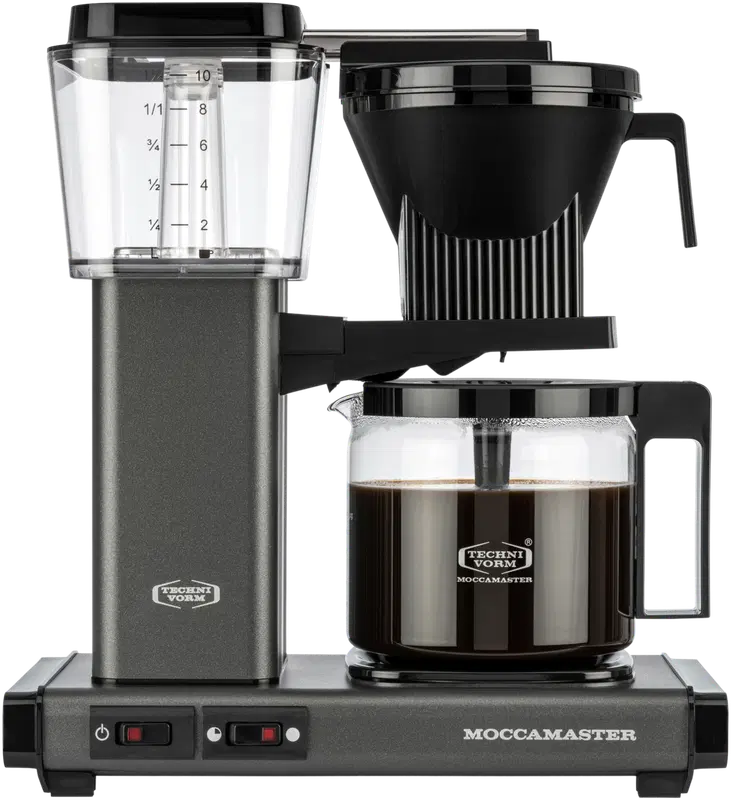 Moccamaster Automatic石头灰色滤纸咖啡机|Moccamaster Automatic Stone Grey suodatinkahvinkeitin