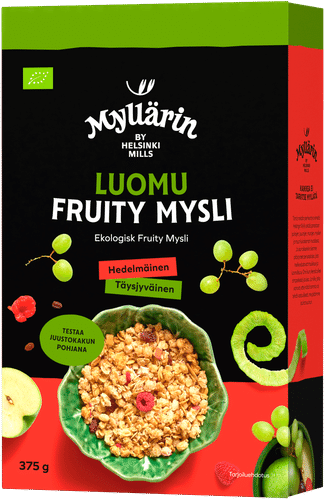 Myllärin Luomu Fruity Mysli 375 g|Myllärin 有机水果麦片 375 g