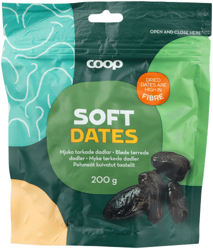 Coop pehmeät kuivatut taatelit 200 g