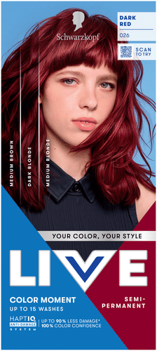 Schwarzkopf LIVE UB 026 Dark Red