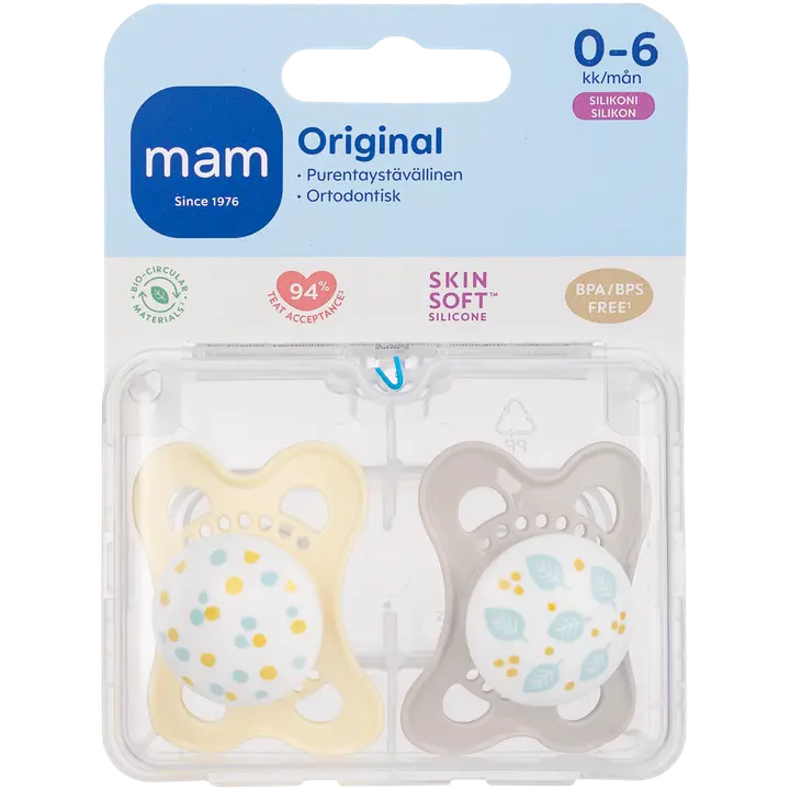 MAM Original 0-6kk sil 2kpl|None MAM Original 0-6 个月 sil 2kpl