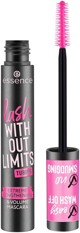 Essence 无极限管状纤长浓密睫毛膏 04 黑色管状 13 ml|essence lash WITHOUT LIMITS TUBING Extreme Lengthening & Volume Mascara 04 Black Tubing 13 ml