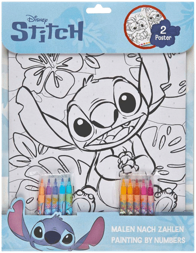 Stitch maalaa numeroittain