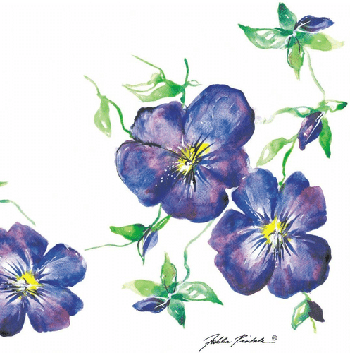 DESIGNS FOR DUNI Jukka Rintala Dunisoft®-lautasliina 40 x 40 cm Viola, 12 x 12 kpl