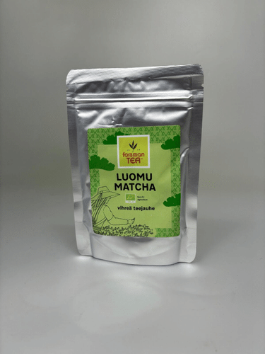 Forsman tea Luomu Matcha vihreä teejauhe vakuumipussi 50 g|Forsman 茶有机抹茶绿茶粉真空袋 50 g