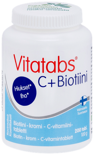 Vitatabs C + 生物素 铬-生物素-C-维生素片 200片