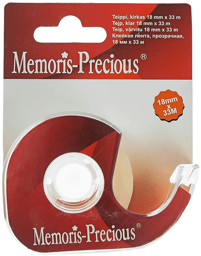 Memoris Precious 透明胶带18毫米× 33 m