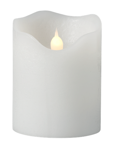 House led-vahakynttilä Dalton 10cm valkoinen