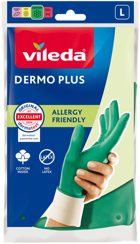 Vileda Dermo Plus L nitriilitalouskäsine 1 pari