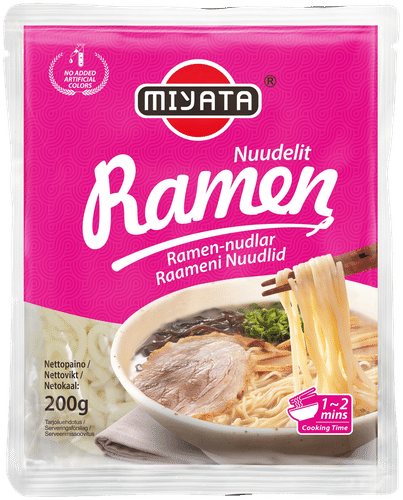 Miyata 拉面 200 g|Miyata ramen-nuudelit 200 g
