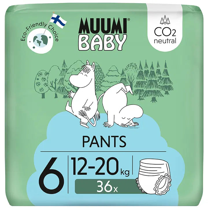 Muumi Baby Pants housuvaippa 6 - 36 kpl 12-20 kg|Muumi Baby 裤型尿布6-36片12-20斤