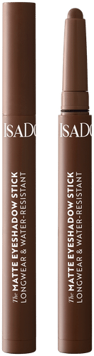 Isadora The Matte Eyeshadow Stick Longwear & Water-Resistant luomiväripuikko 62 True Brown 1,2 g