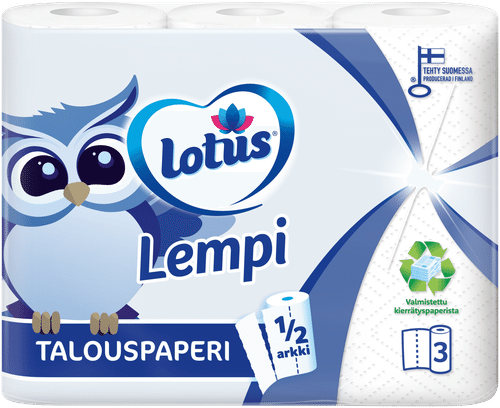 Lotus Lempi 厨房纸 半张 3卷