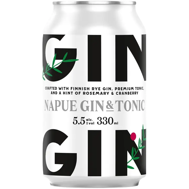 Kyrö Gin & Tonic 5,5 til-% 0,33 l long drink tölkki|Kyrö 金汤力 5.5 vol% 0.33 升长饮罐