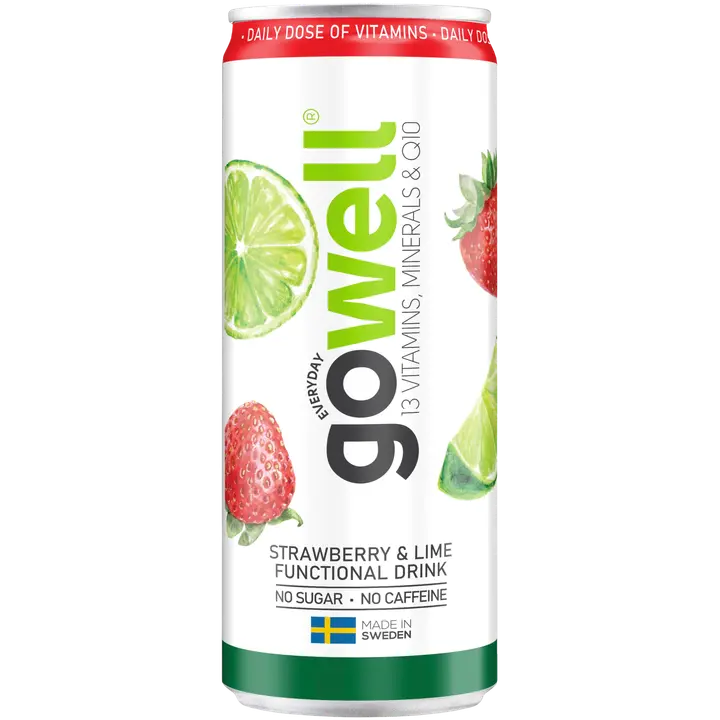 Gowell Mansikka & Lime 330 ml|Gowell 草莓和酸橙 330 ml