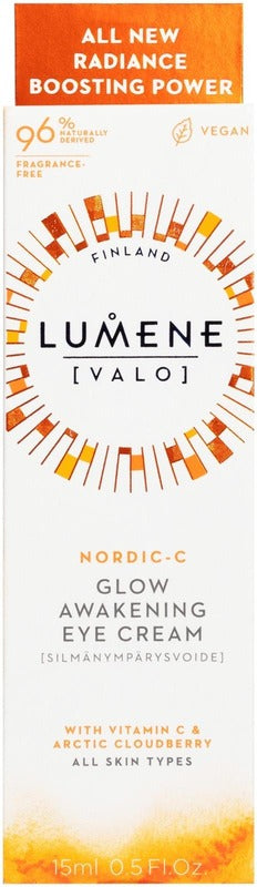 Lumene VALO 亮颜眼周霜 15 ml|Lumene VALO Heleyttävä silmänympärysvoide 15 ml