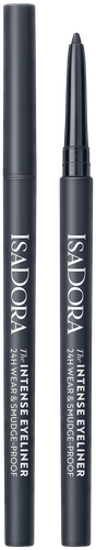 Isadora The Intense Eyeliner Silmänrajauskynä 24H Wear & Smudge-proof 63 Steel Gray 0,35g