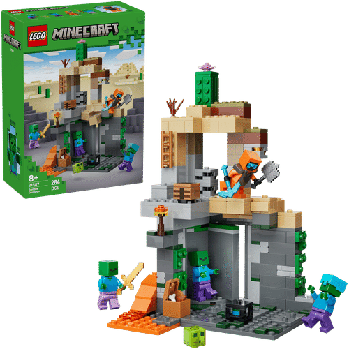 LEGO Minecraft 乐高®我的世界 21587 僵尸地牢