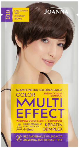 Joanna Multi Effect 栗棕色洗发水 010