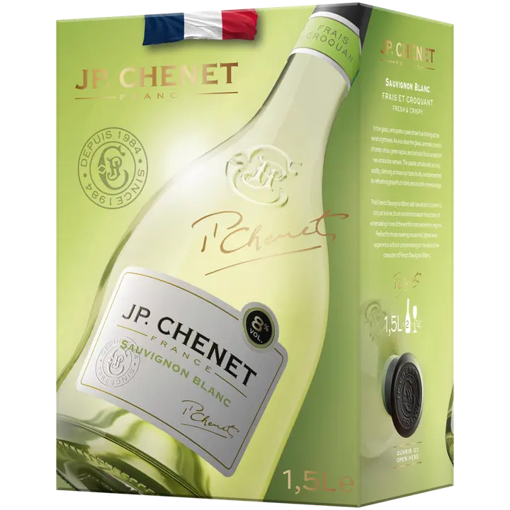 JP Chenet Sauvignon Blanc 8,0 til-% 1,5 L BIB|JP. Chenet JP Chenet 长相思 8.0 vol% 1.5 L BIB