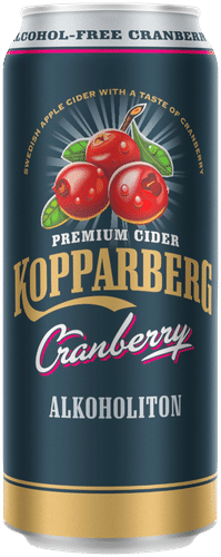 Kopparberg 蔓越莓 0%,蔓越莓味无醇苹果汁罐头 50cl