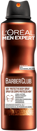 L'Oréal Paris Men Expert Barber Club 48H Protective Bodyspray 150ml 0 normaalille iholle ml