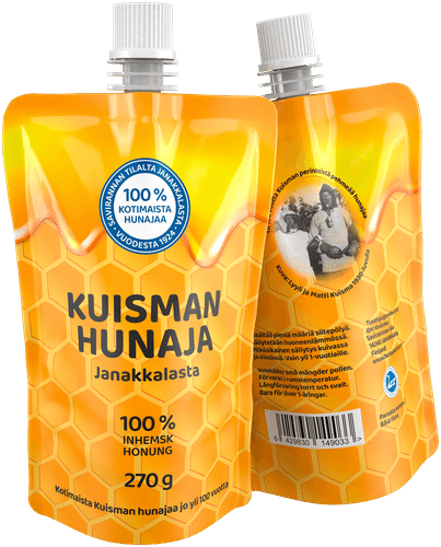 KUISMAN HUNAJAPUSSI 270G|Ilpo Kuisma 库伊斯曼蜂蜜袋装 270G