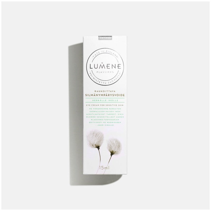 Lumene KLASSIKKO 舒缓眼霜 15 ml|Lumene KLASSIKKO Rauhoittava silmänympärysvoide 15 ml