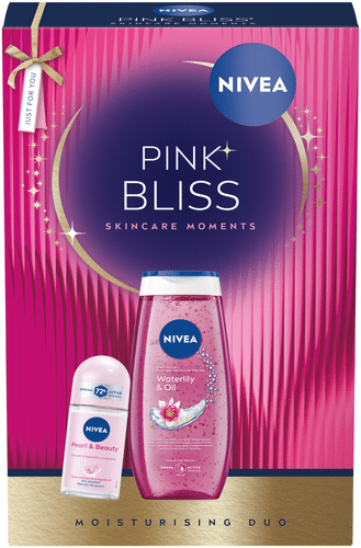 NIVEA Pink Bliss lahjapakkaus 2026 sis. 2 tuotetta