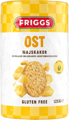 Friggs Juusto Maissikakku 125g|Friggs 奶酪玉米饼 125g