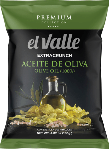 El Valle 高级薯片 橄榄油与喜马拉雅粉红盐 150g