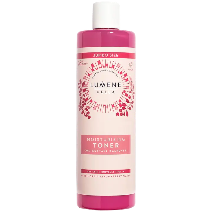 Lumene HELLÄ保湿爽肤水 粉水 越橘保湿水 400 ml