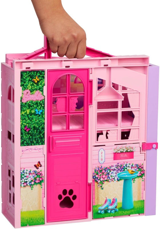 Mattel Barbie 芭比 入门房屋带娃娃玩具套装