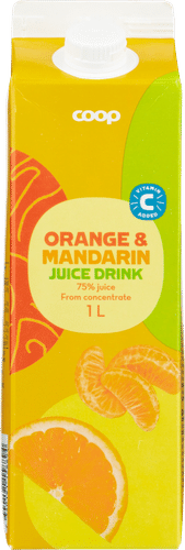 Coop 橙汁+C 1l