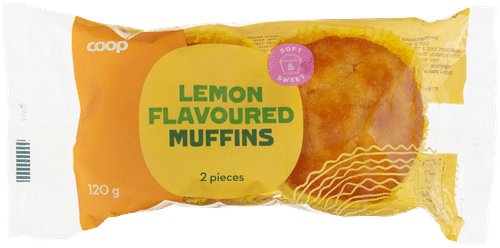 Coop 柠檬味松饼 2个装 120 g|Coop sitruunanmakuiset muffinit 2-pack 120 g