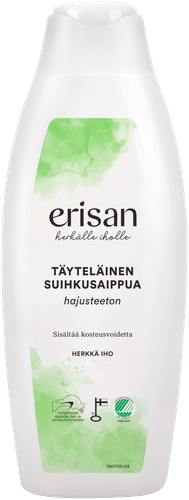 Erisan Hajusteeton Täyteläinen Suihkusaippua 400 ml