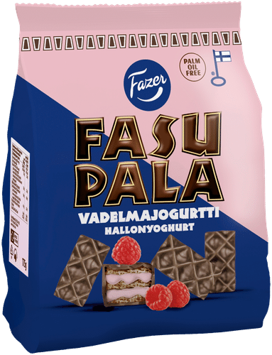 Fazer Fasupala 覆盆子酸奶华夫饼干 175g|Fazer Fasupala Vadelmajogurtti vohvelikeksi 175g
